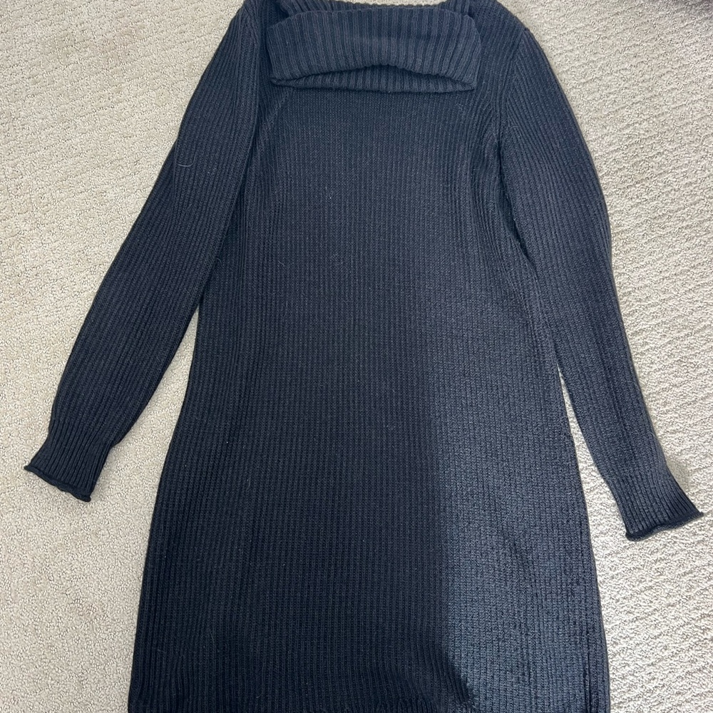 CAbi Black Long Sleeve Dress
